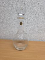 Glas-Dekanter, Karaffee mit floraler Gravur 24 % PbO